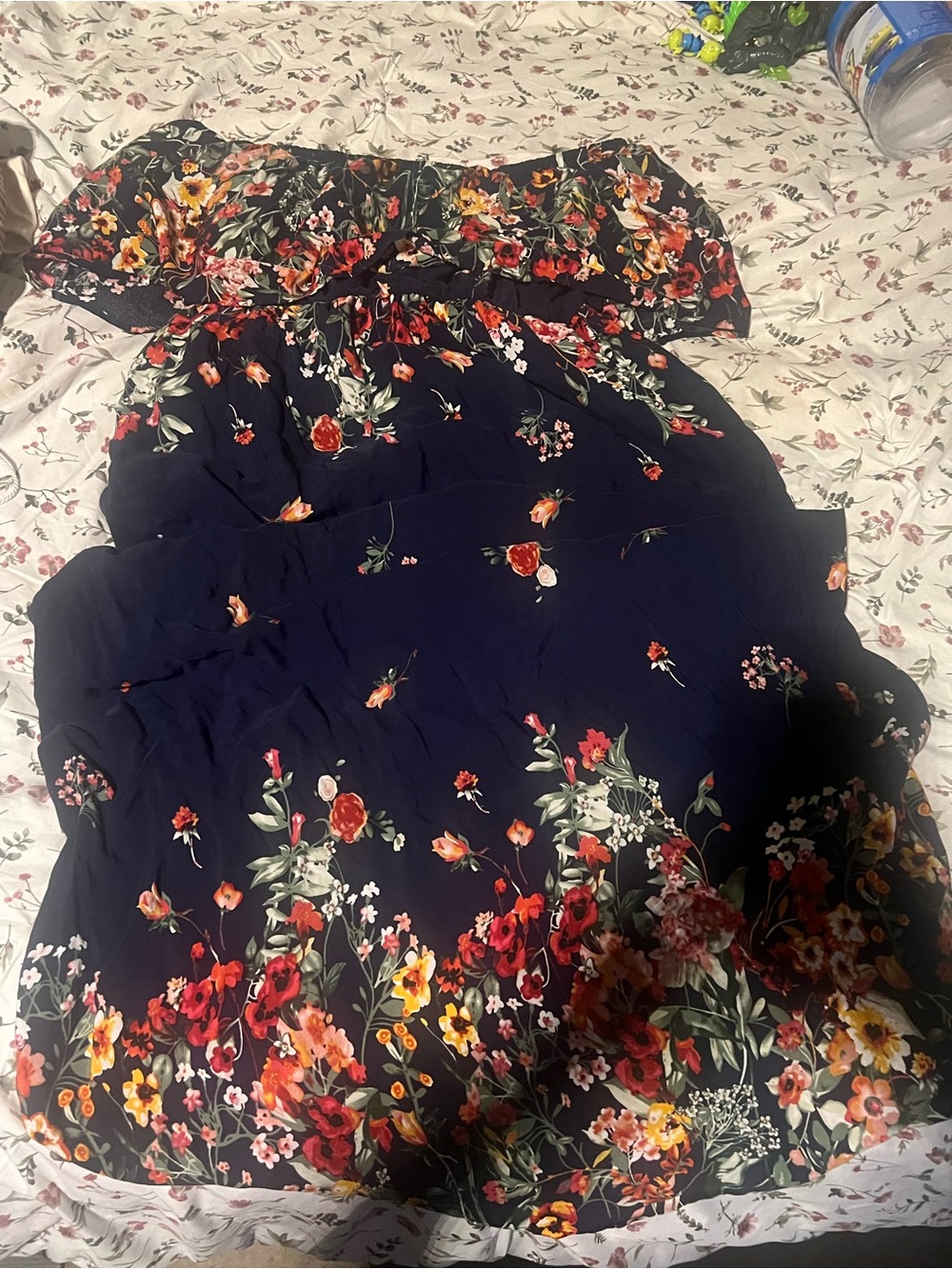Off the shoulder maxi dress